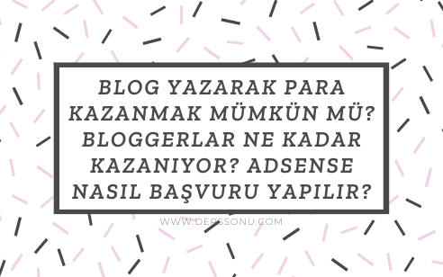 2022 Blog Yazarak Para Kazanmak Mümkün mü? 2022 Bloggerlar Ne Kadar Kazanıyor? 2022 Adsense Nasıl Başvuru Yapılır?