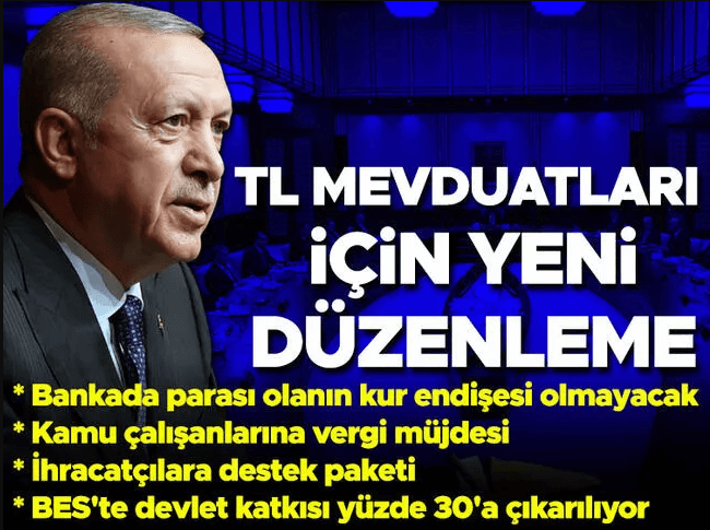 Türk Lirası Yatırım Teşviki Nedir? Cumhurbaşkanı Açıkladı! 20 Aralık 2021 Türk Lirasına Yatırım Teşviki. Dolar Nasıl Müdahale Edilecek? Dolar Son Durum? Faiz nedir?