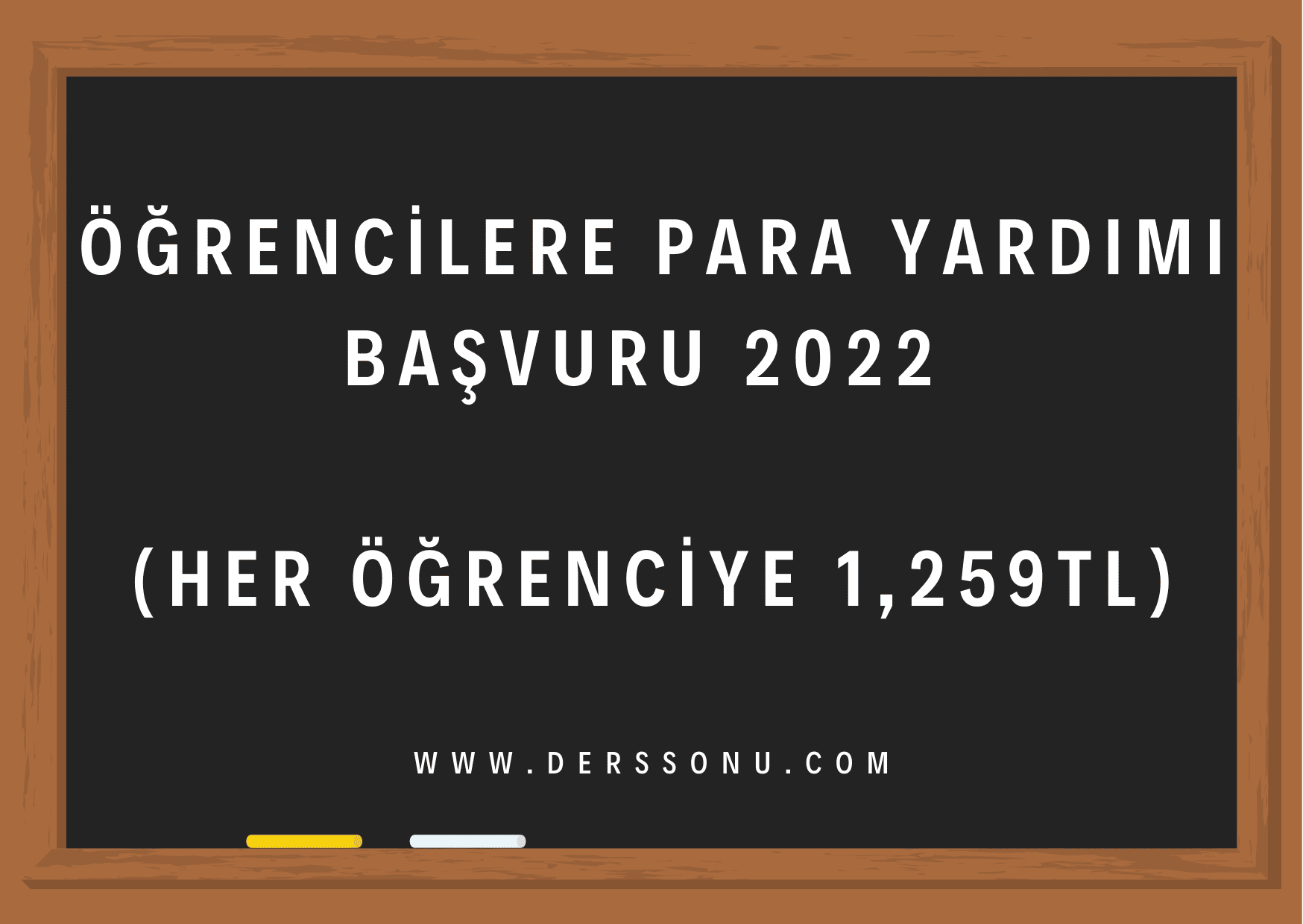 Öğrencilere Para Yardımı Başvuru 2022 (Her öğrenciye 1,259TL)